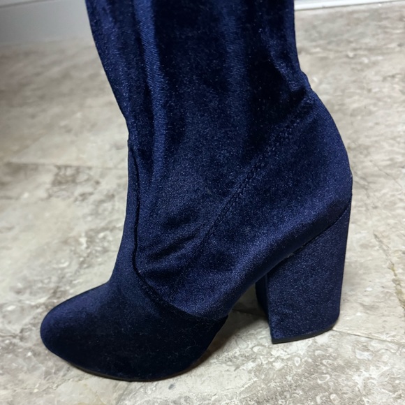 Steve Madden velvet knee high boot - Picture 5 of 11